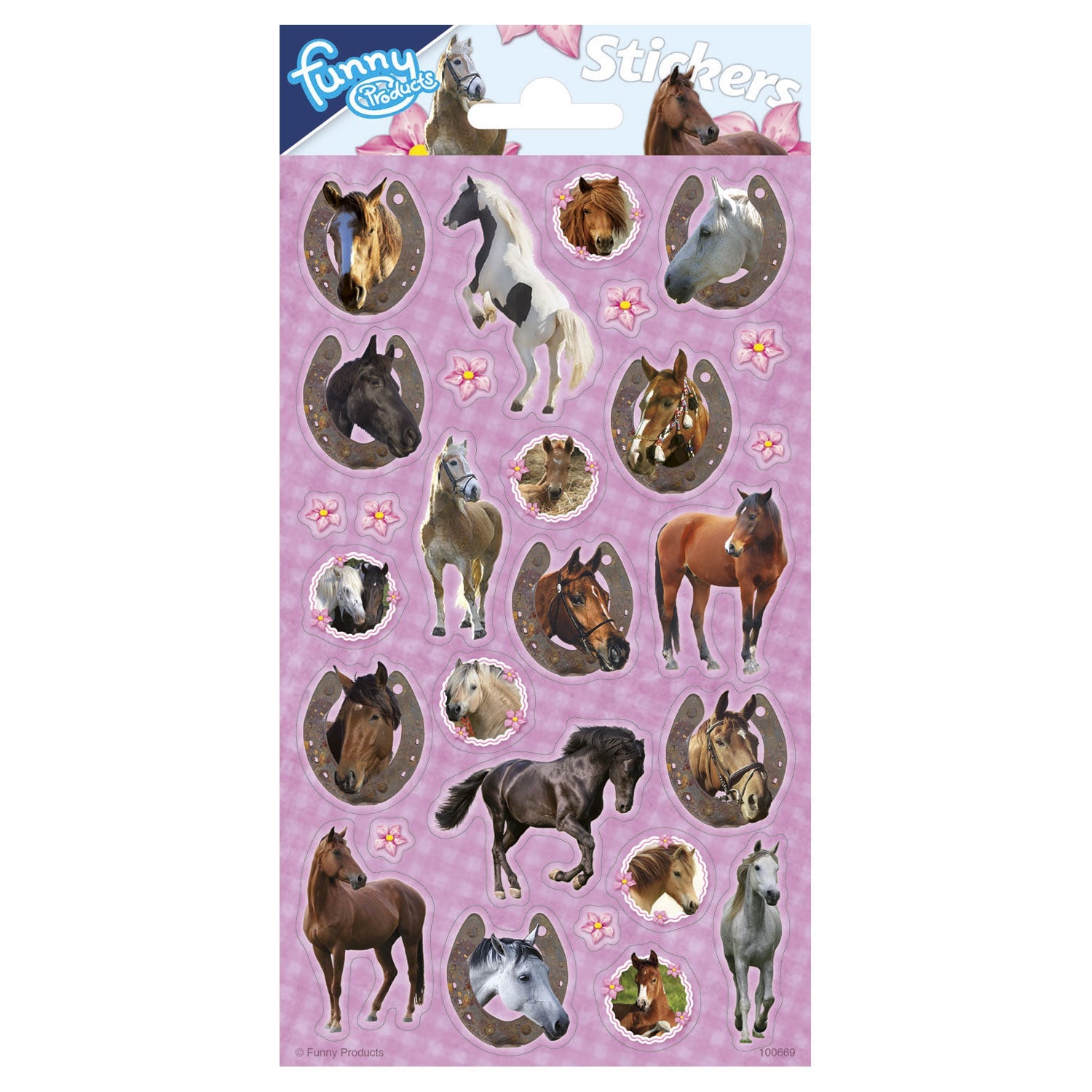 Pferde-Stickerbogen
