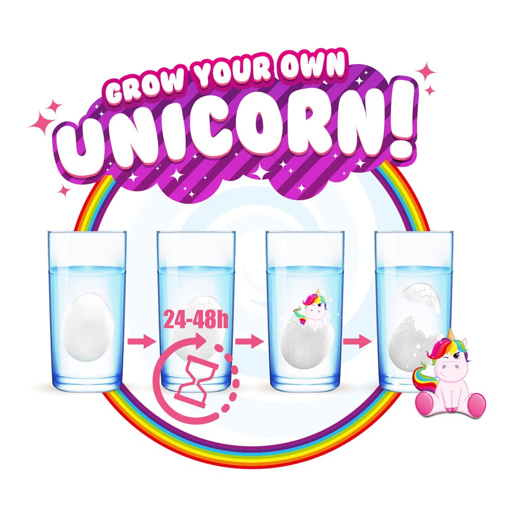 Dream Horse Groeiei Eenhoorn 17cm