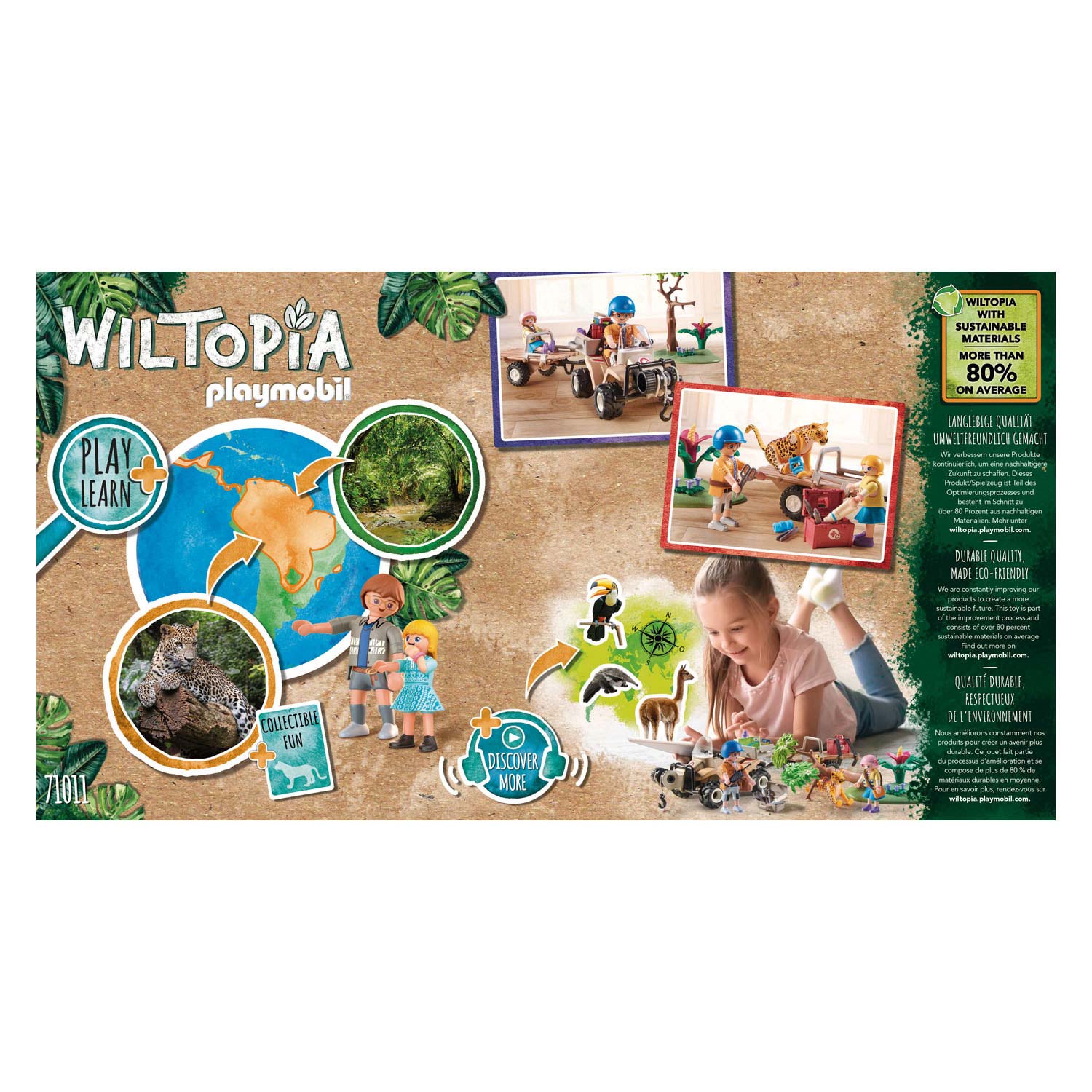 Playmobil Wiltopia Dierenreddingsquad- 71011