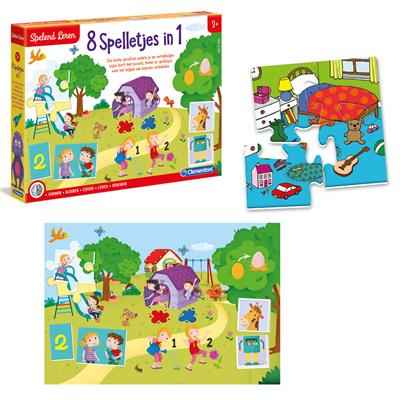 Clementoni Leerspel 8 Spelletjes in 1