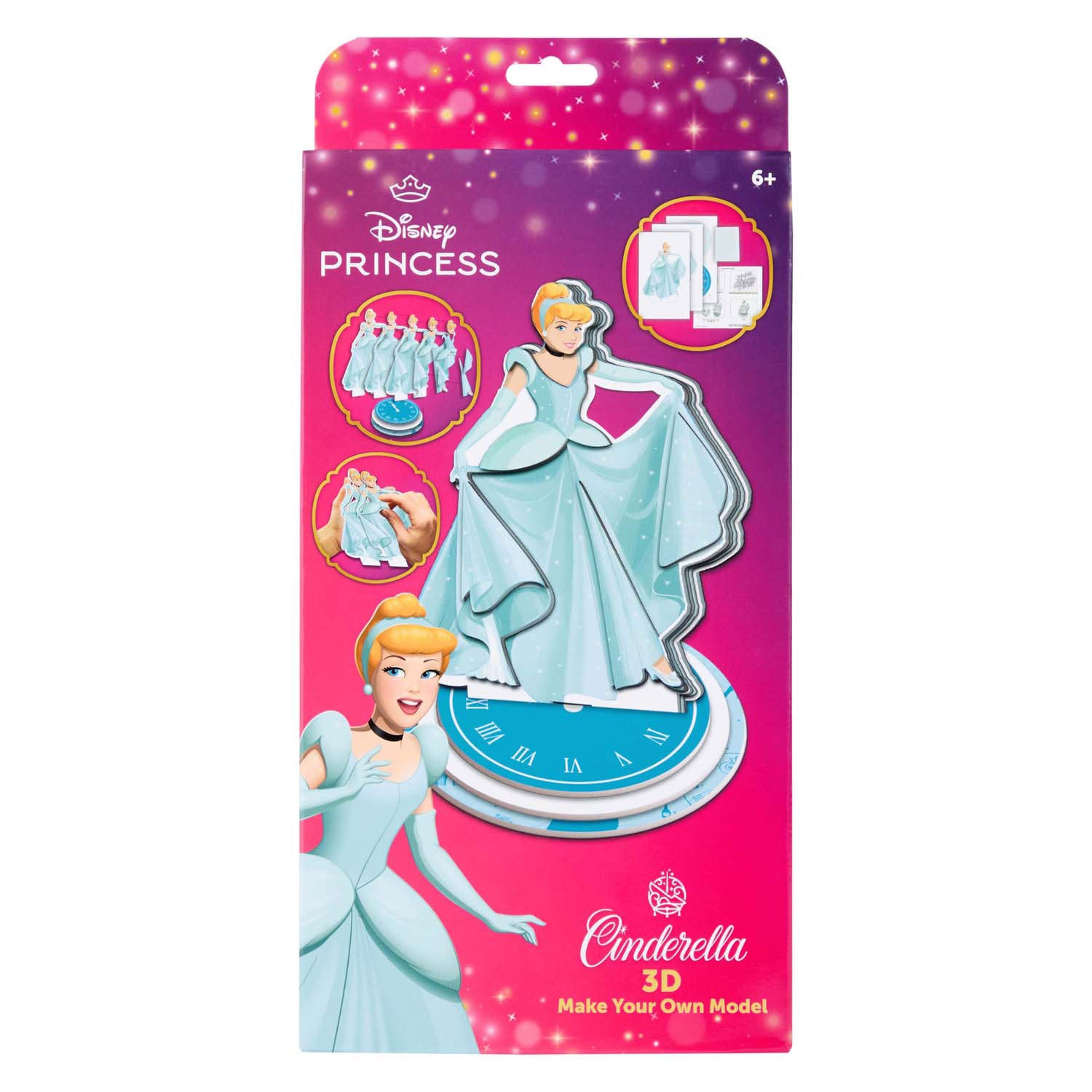 Disney Prinses Cinderella Maak je eigen 3D Figuur verpakking