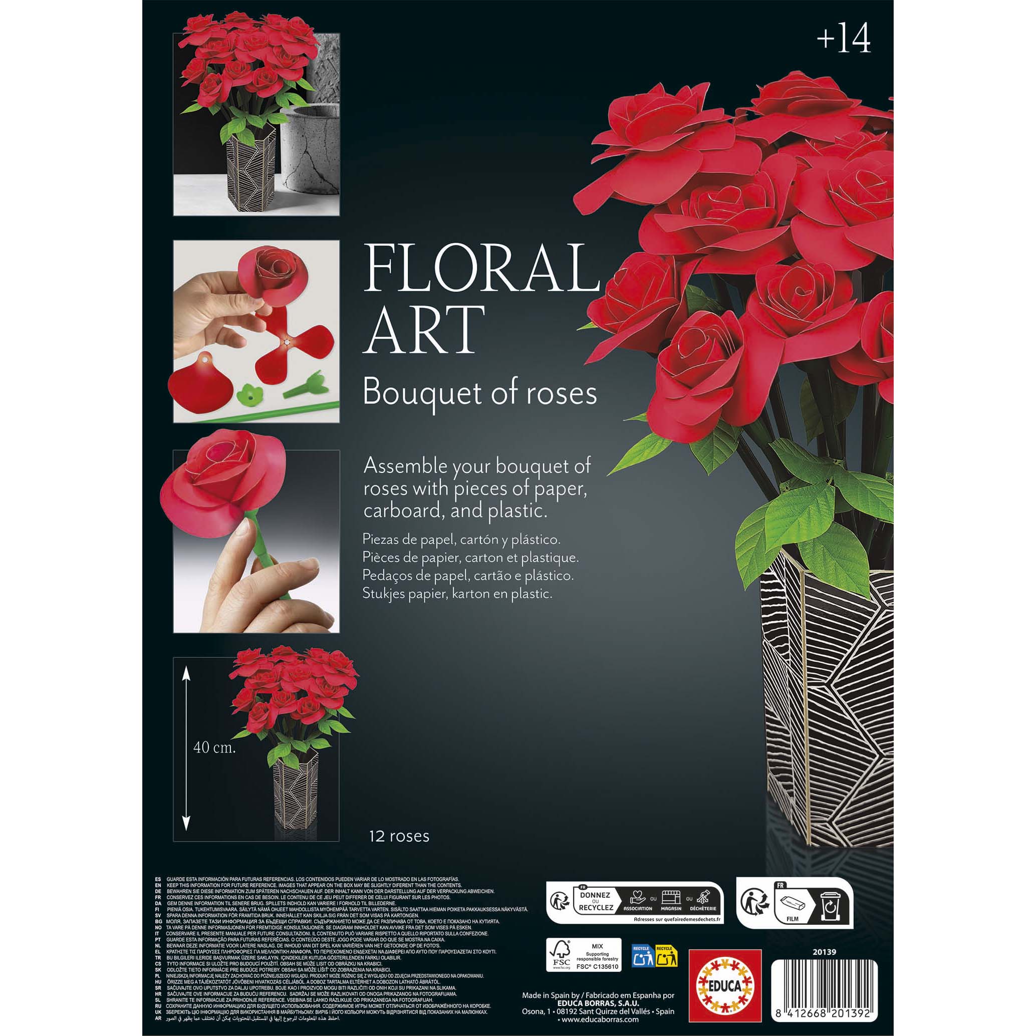 Floral Art Bouquet Roses voorbeeld