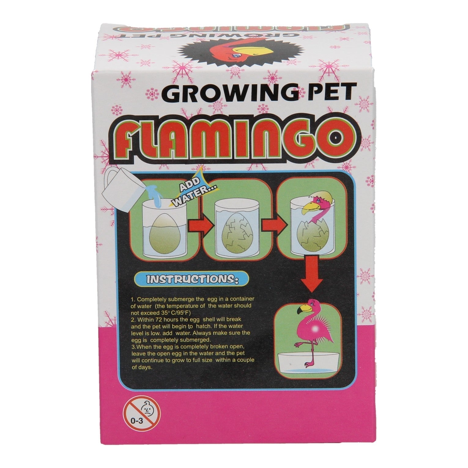 Groei-Ei Flamingo Uitleg