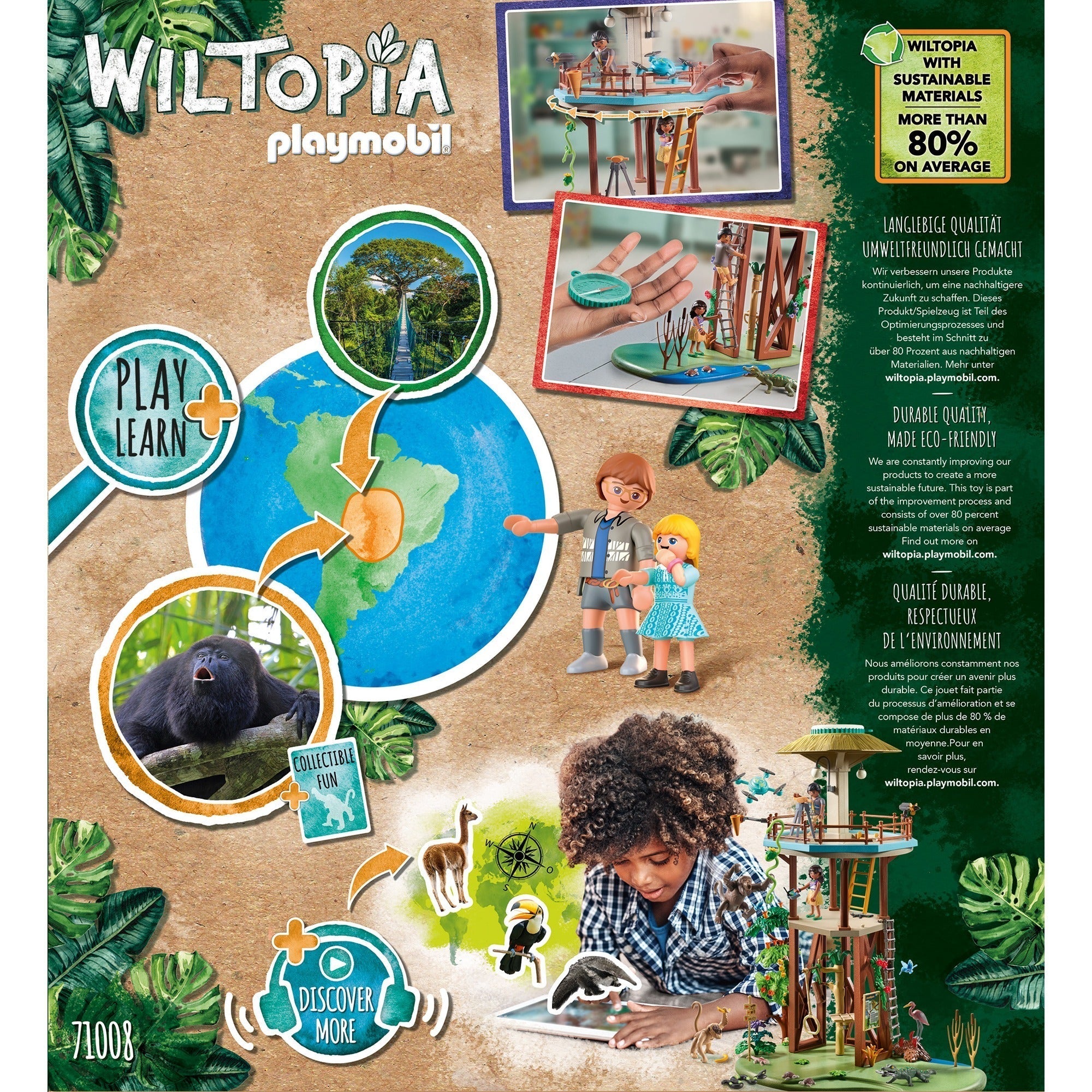 Playmobil Wiltopia Onderzoeksstation met Kompas