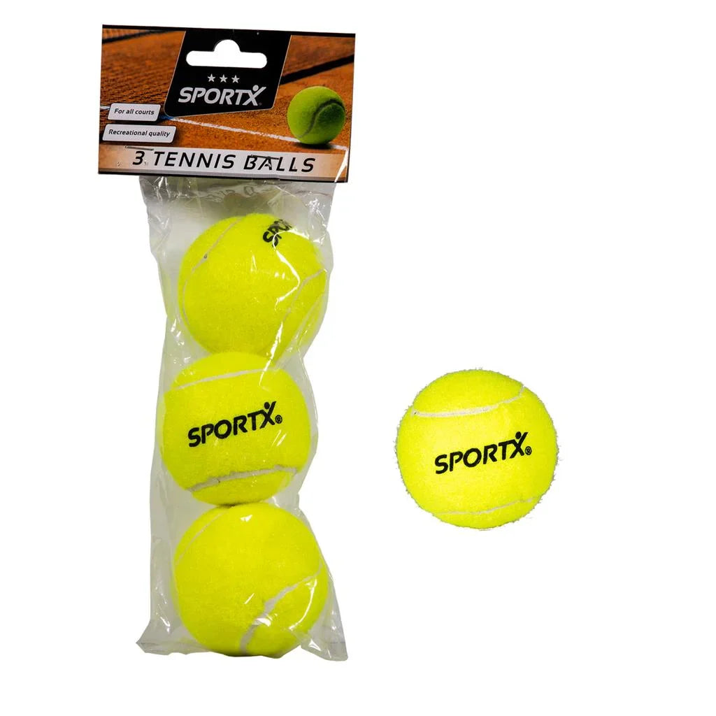 SportX Tennisballen 3 stuks