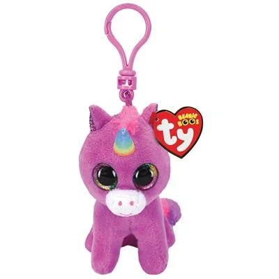 Ty Beanie Boo's Clip Rosette Unicorn 7 cm / Pluche Sleutelhanger / Knuffelshop