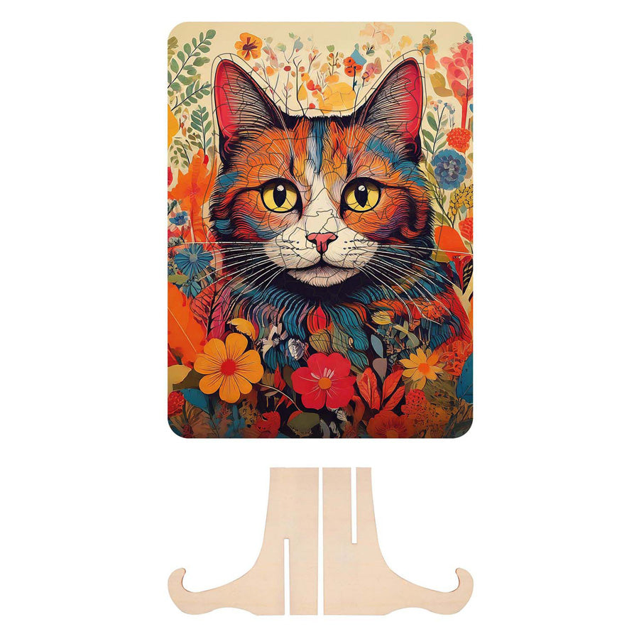 Houten Puzzel Kat - Unieke Vormen - 130st.