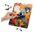 Houten Puzzel Koala - Unieke Vormen - 130st.
