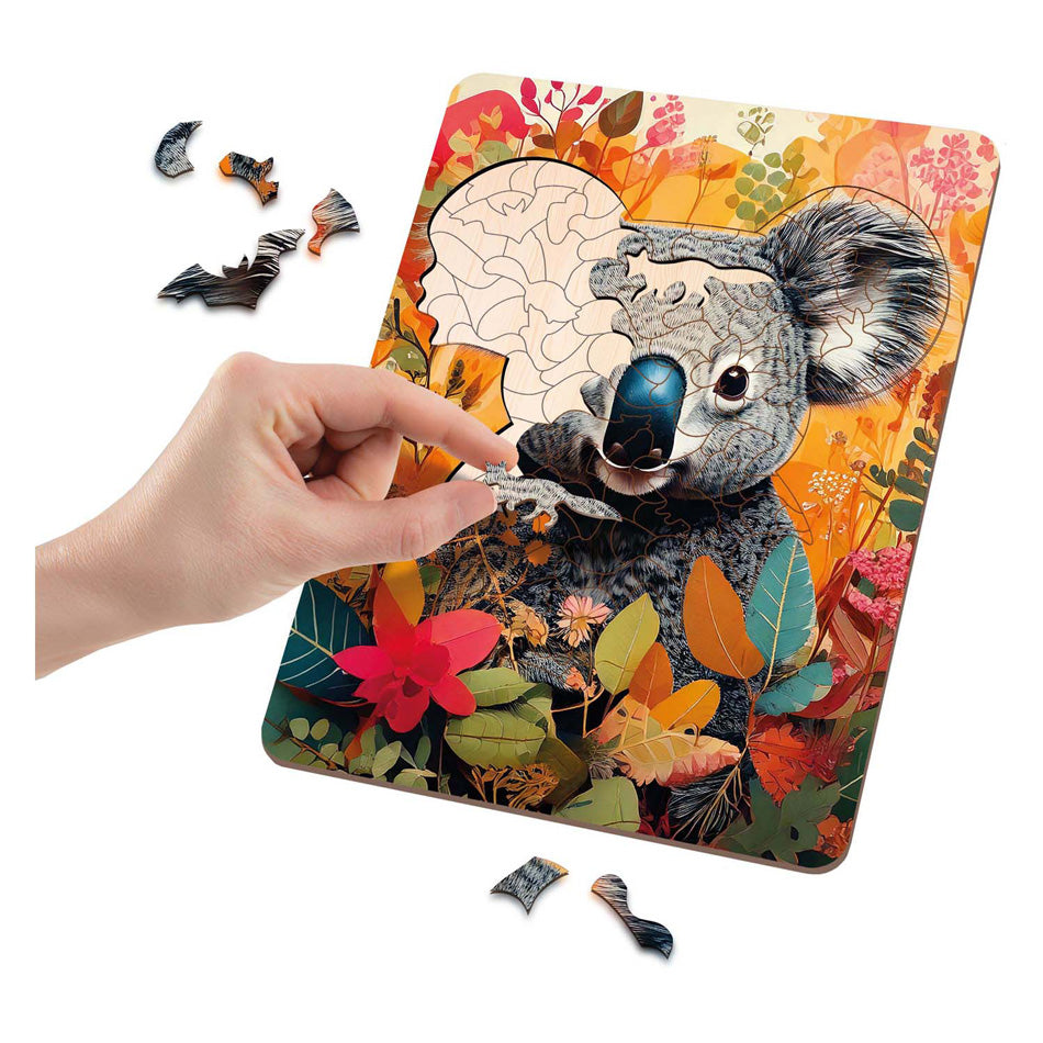 Houten Puzzel Koala - Unieke Vormen - 130st.