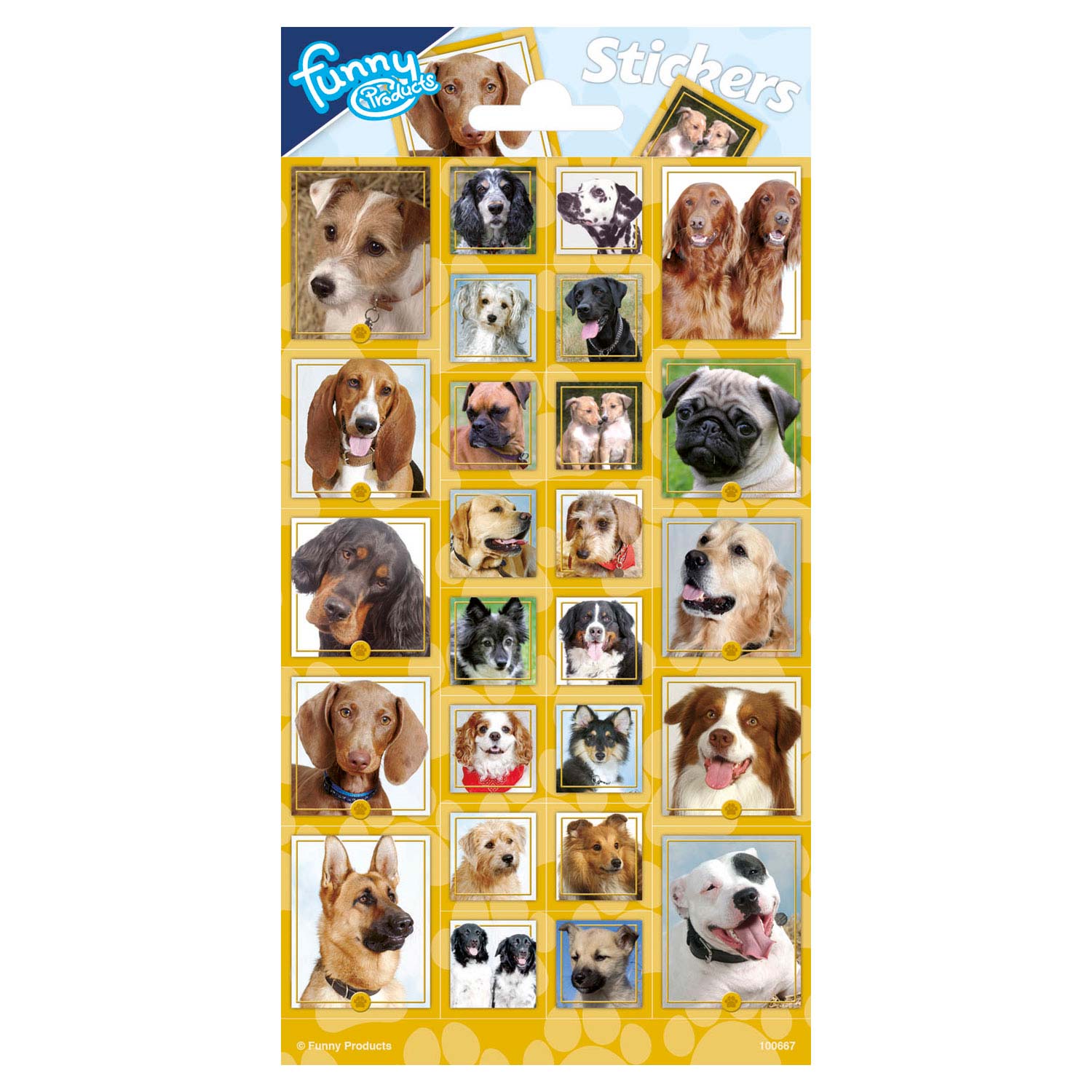Stickerbogen Hunde