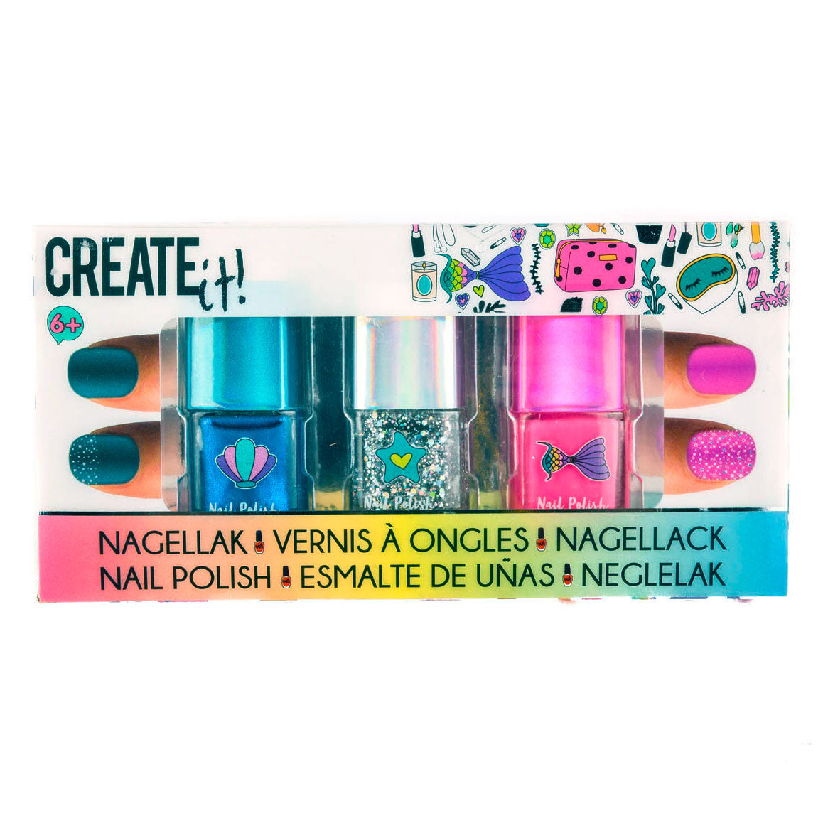 Create it! Beauty Nagellack Glitzer 3er Set