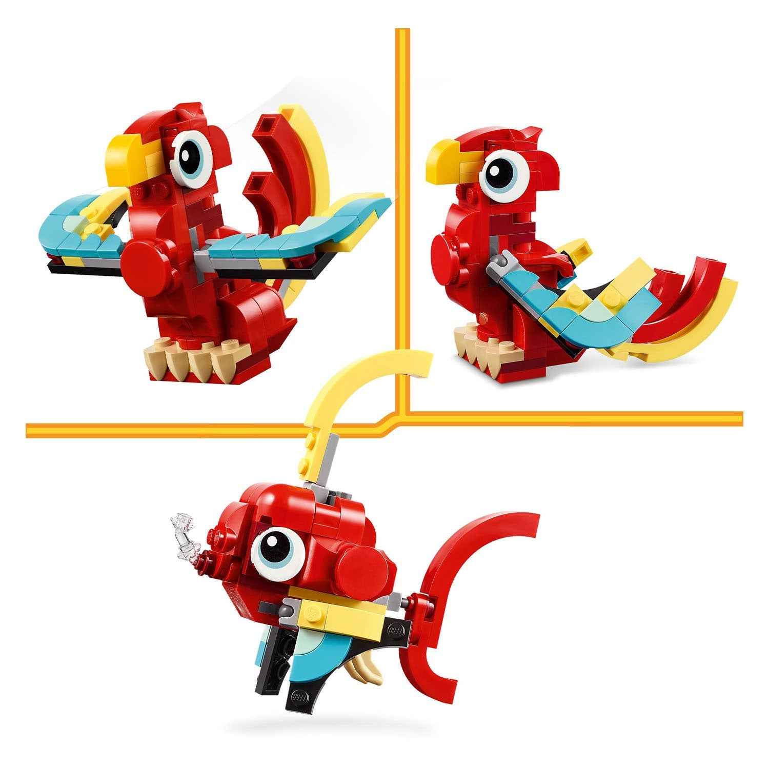 LEGO Creator 31145 Rode Draak