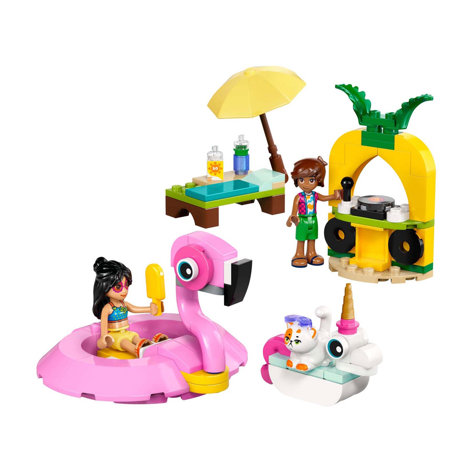 Lego 42658 Friends Zwembadfeest Flamingo+Eenhoorn