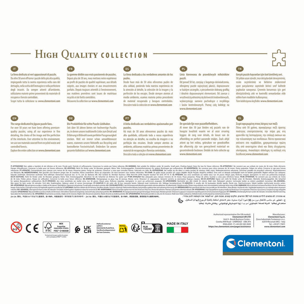 Clementoni Legpuzzel Kunstwerken Caféterras bij Nacht, 500st.