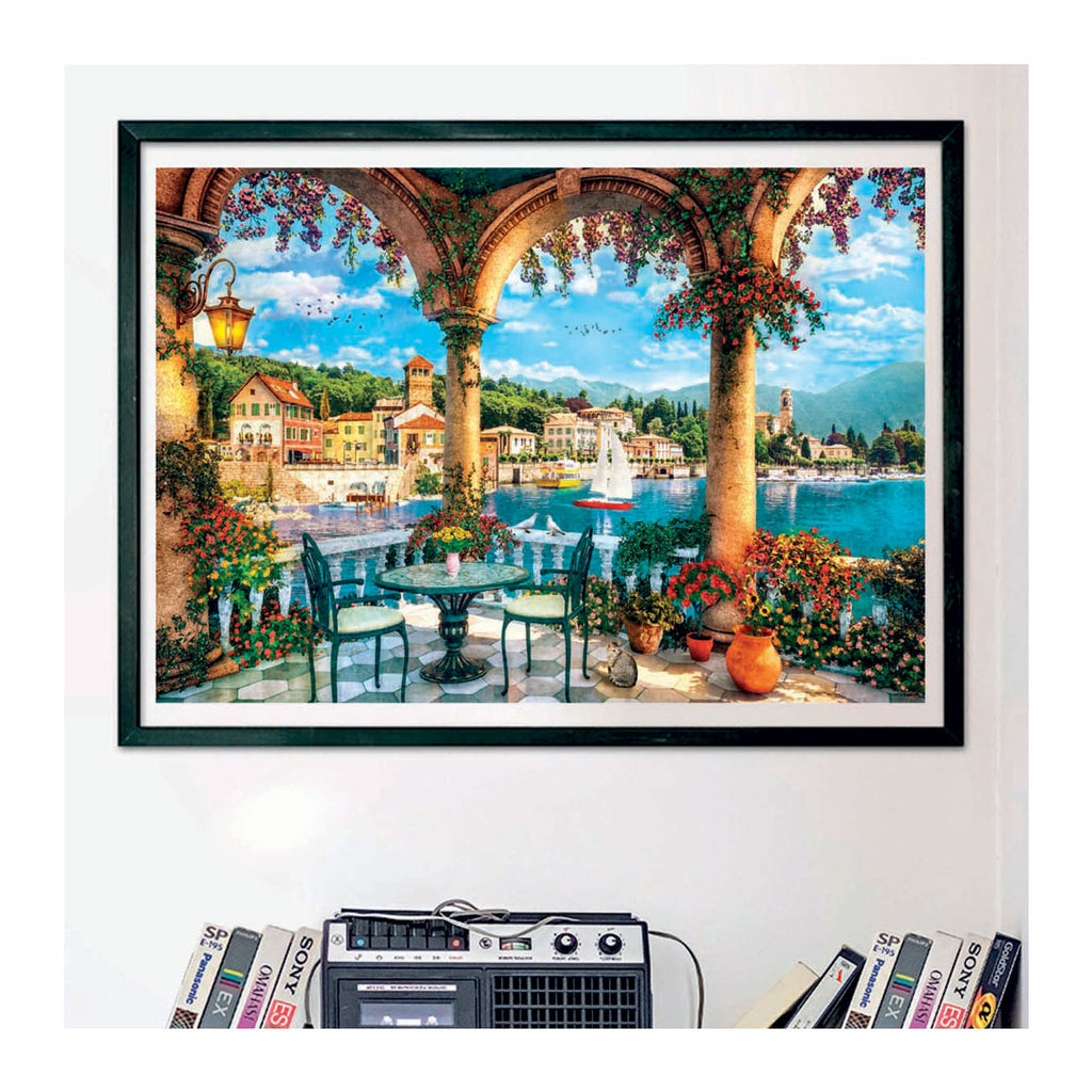 Clementoni Legpuzzel Kunstwerken Uitzicht op het Comomeer, 1000st.