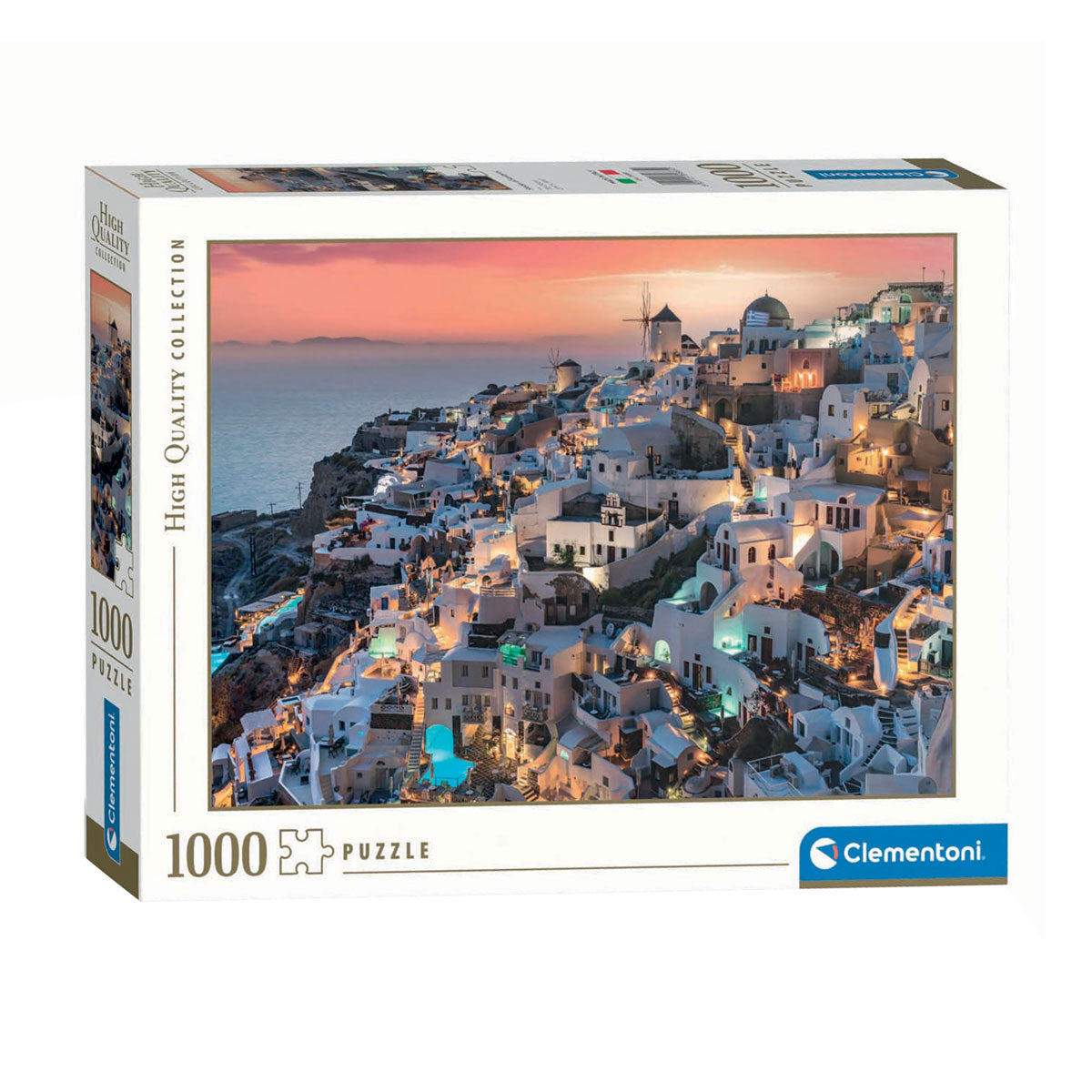 Clementoni Legpuzzel Tinten van Santorini, 1000st.