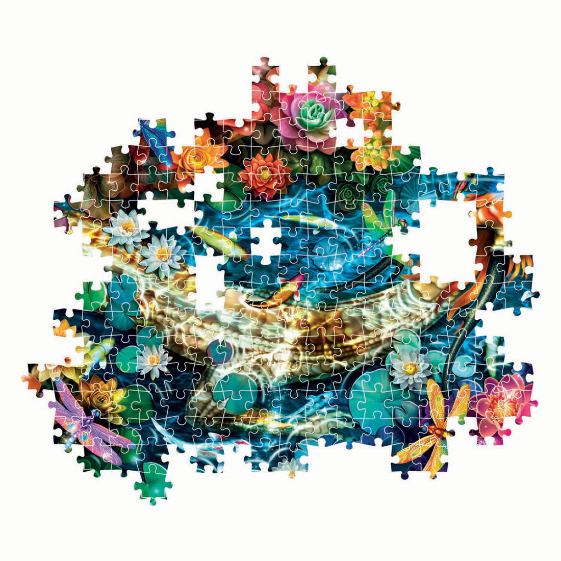 Clementoni Legpuzzel Kunstwerken Koi Rivier, 1000st.