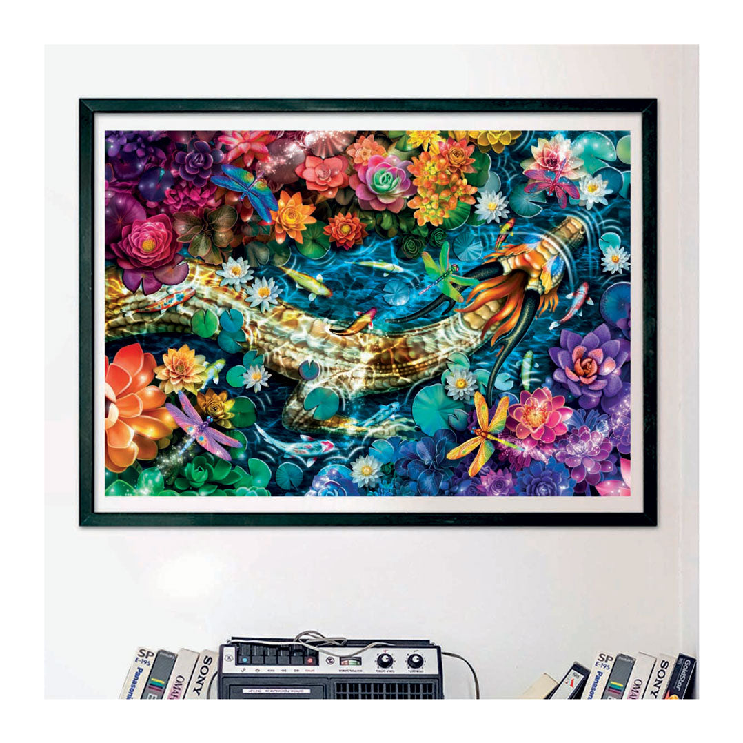 Clementoni Legpuzzel Kunstwerken Koi Rivier, 1000st.