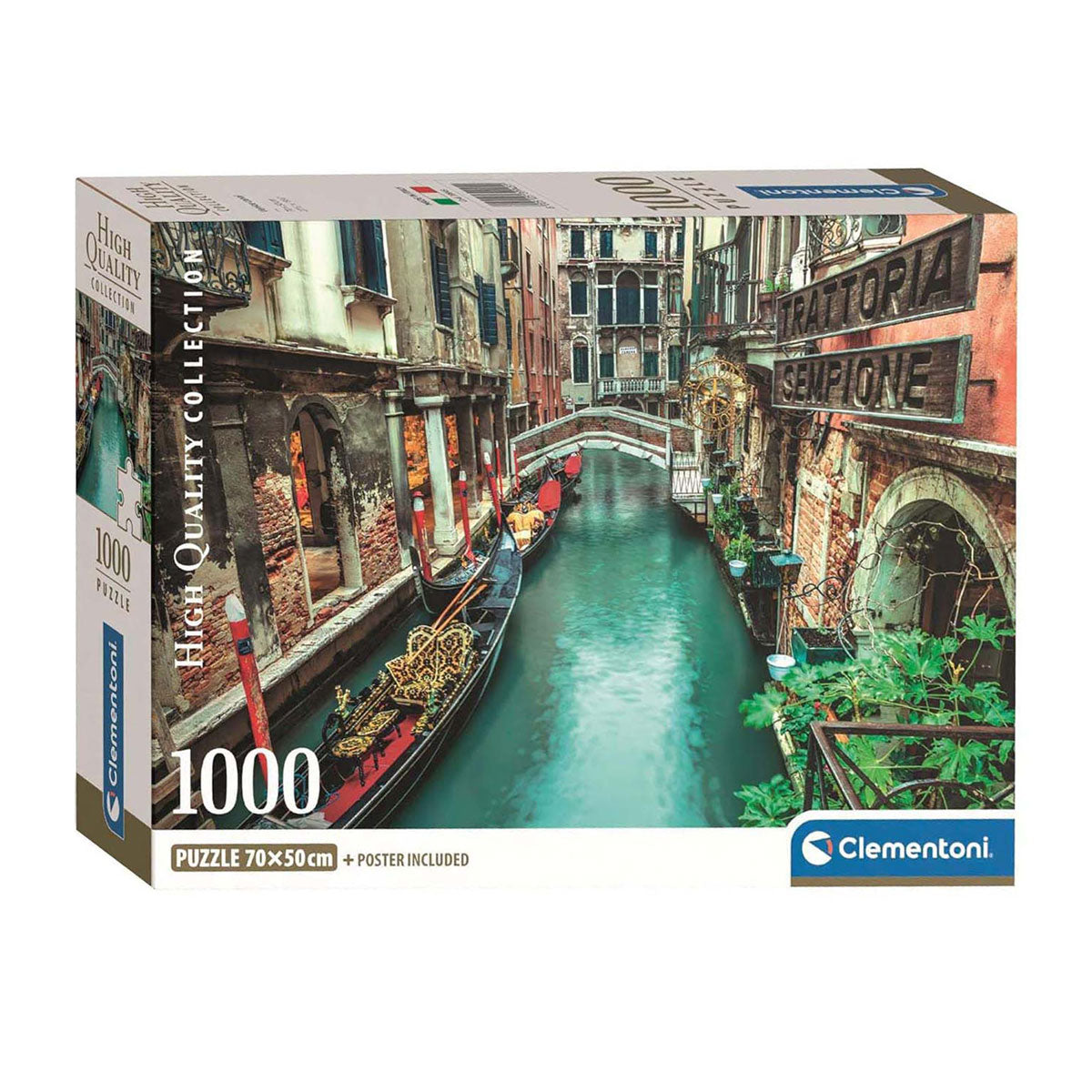Clementoni Legpuzzel Venice Canal, 1000st.