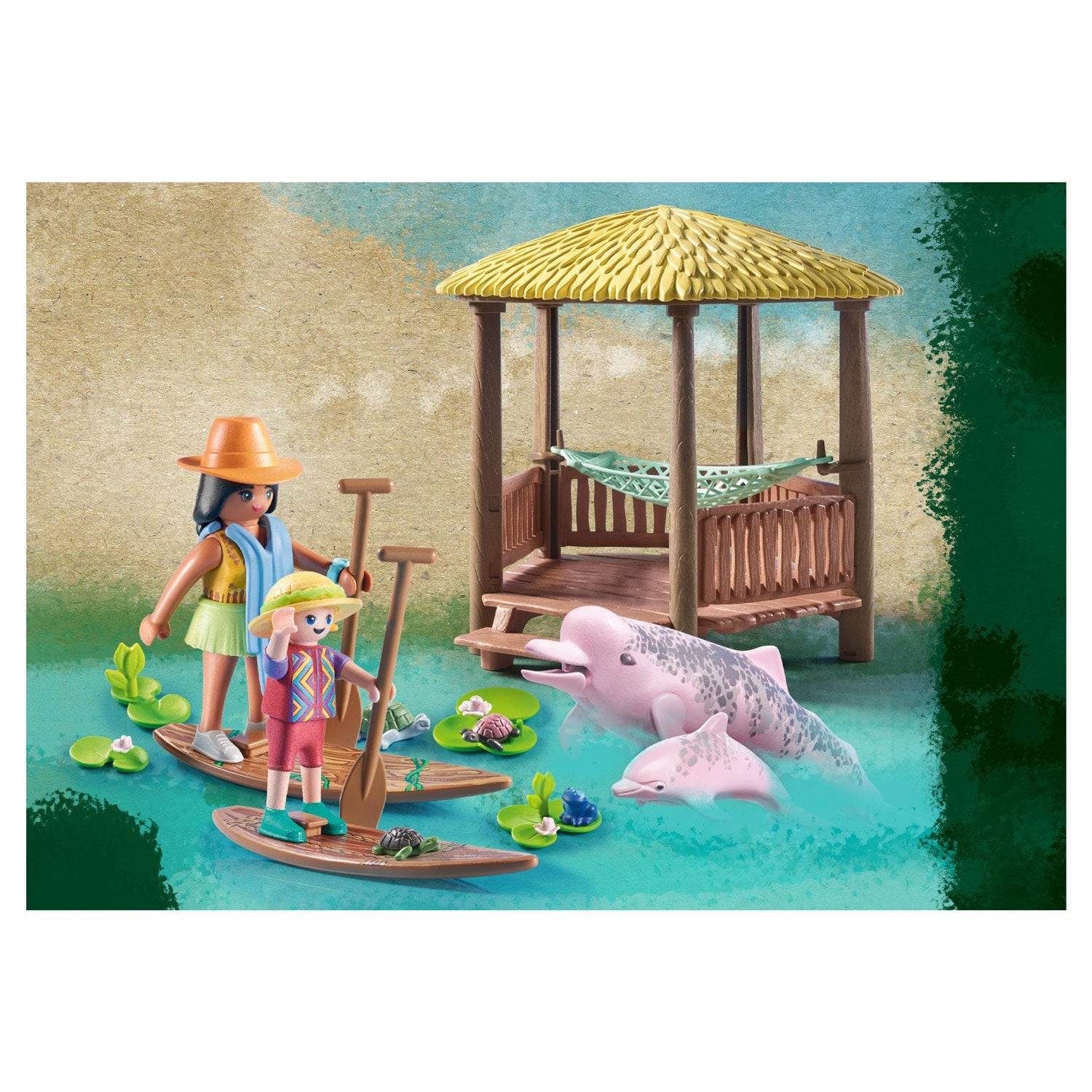 Playmobil Wiltopia - Peddeltocht met de rivierdolfijnen - 71143