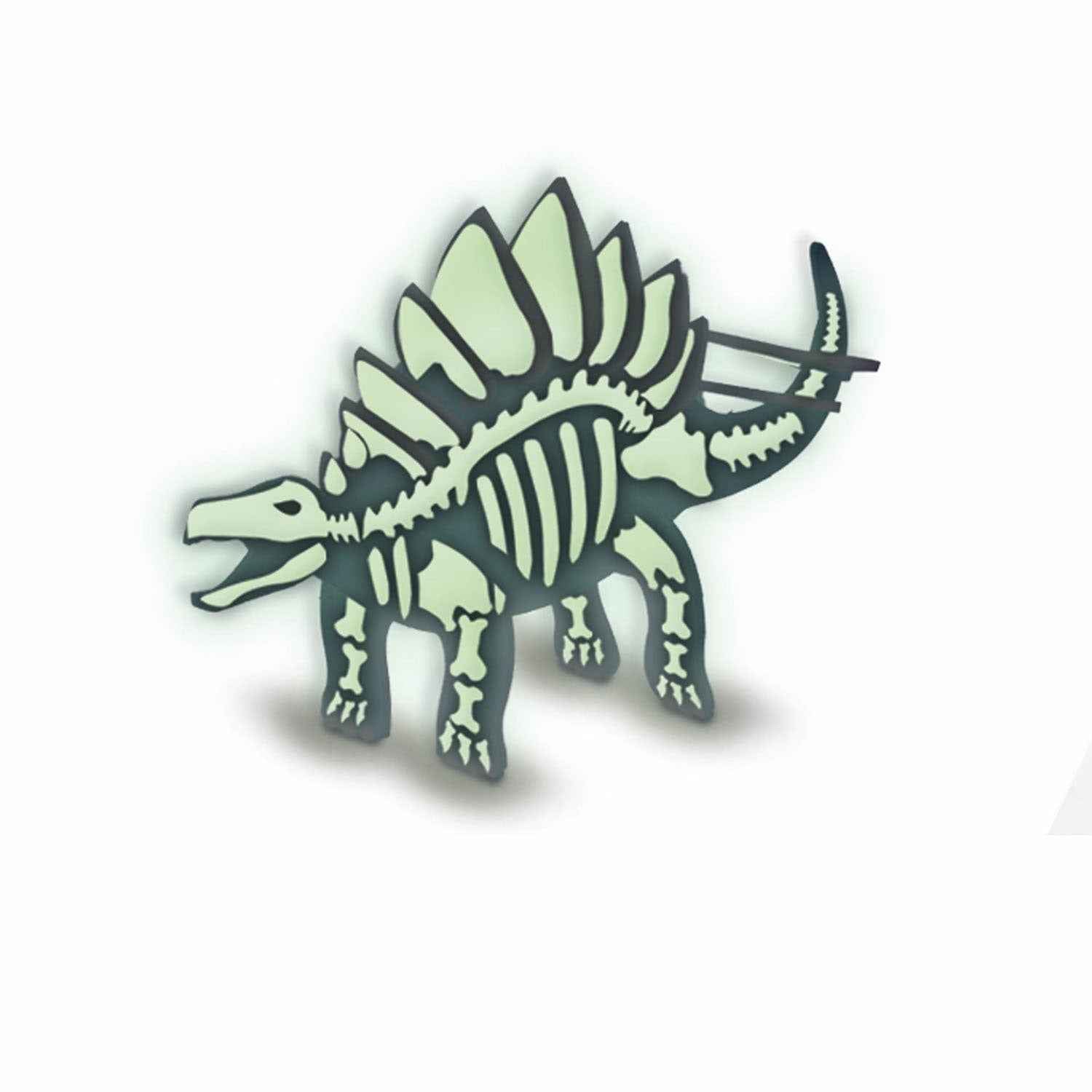 SES Holz-Dino, der im Dunkeln leuchtet