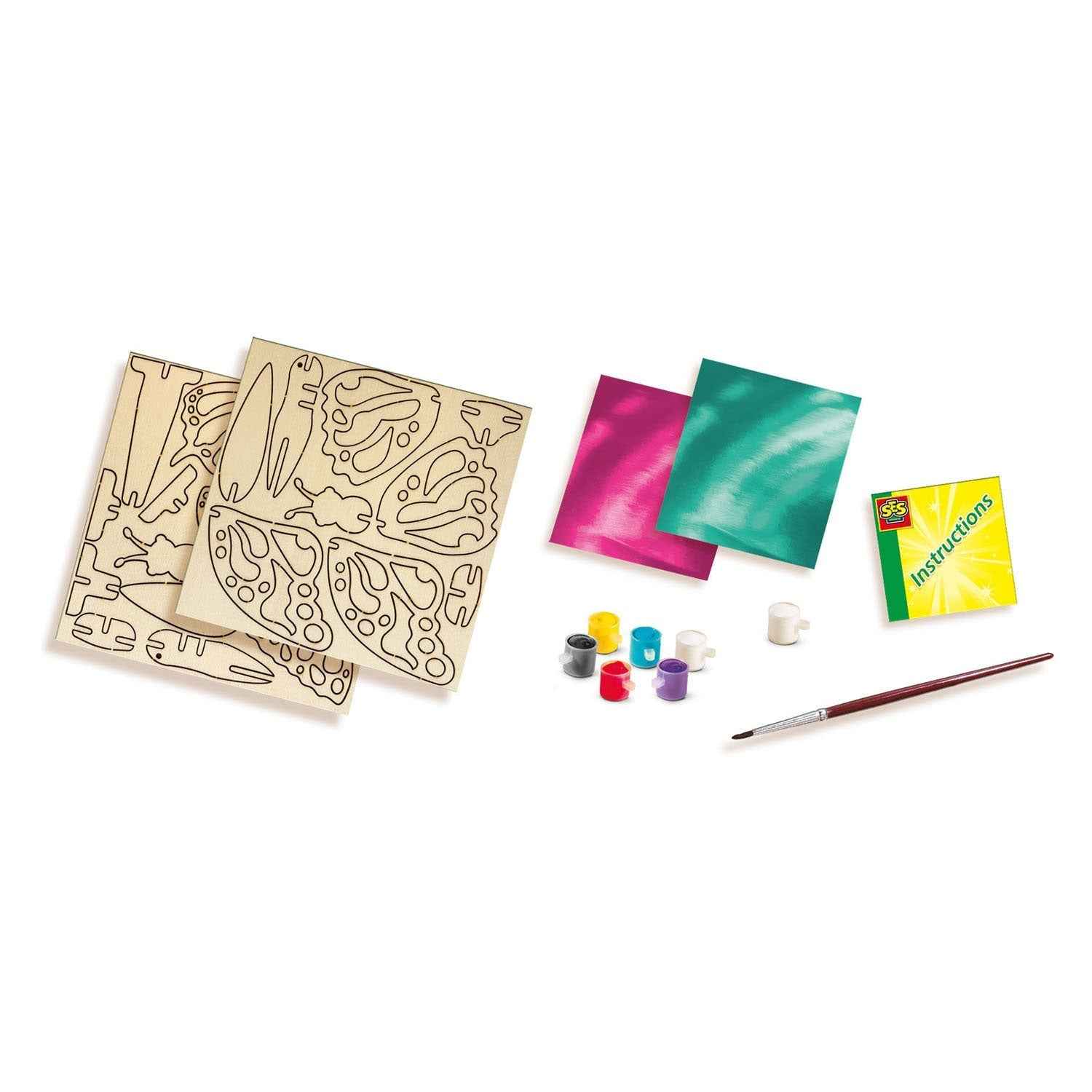 SES Wooden butterflies decorating