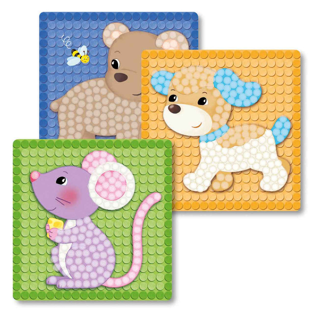 PlayMais Mosaikkarten verzieren Little Friends