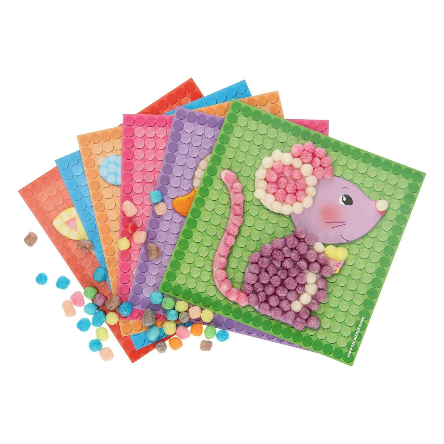 PlayMais Mosaikkarten verzieren Little Friends