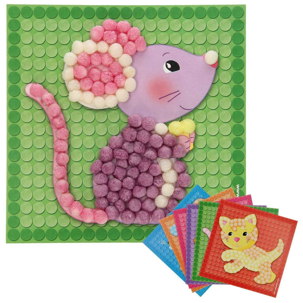 PlayMais Mosaikkarten verzieren Little Friends