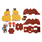 3D Foam Piratenboot inhoud