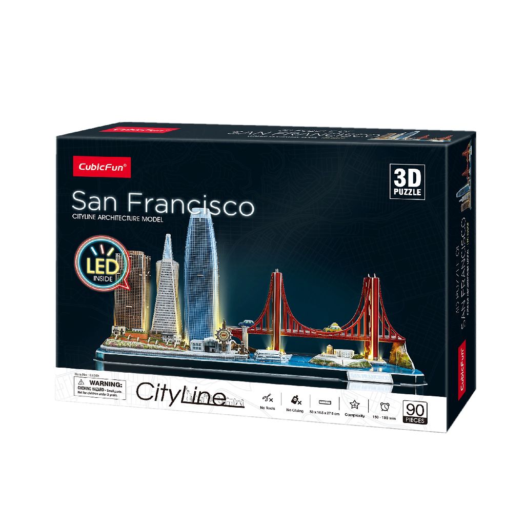 3D Puzzel Cityline San Francisco