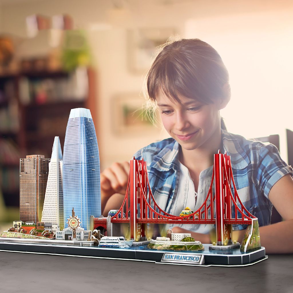 Cubic Fun 3D Puzzel Cityline San Francisco