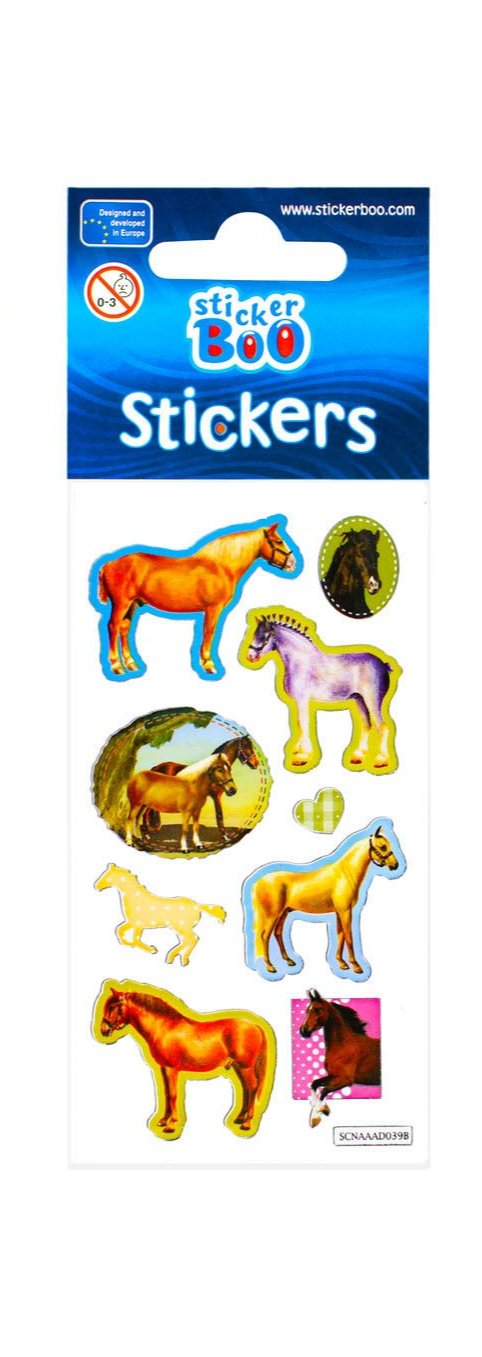 Pferde-Stickerbogen