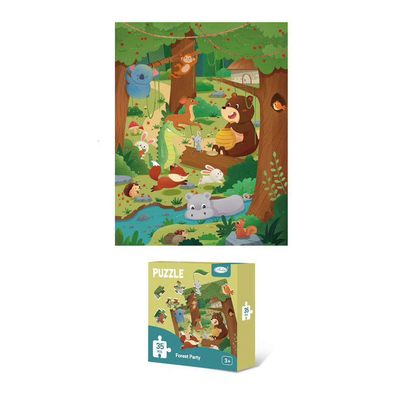 Mini Puzzel Thema van 35 stukjes