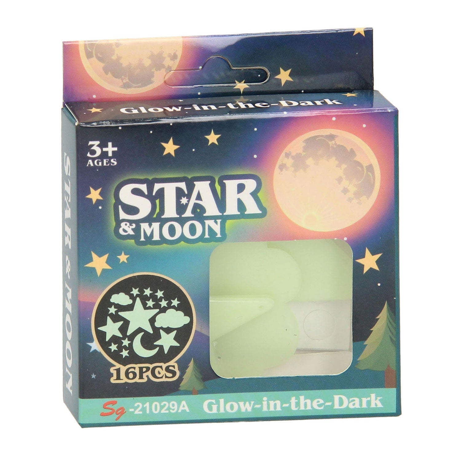 Glow in the Dark Set Ruimte 16dlg