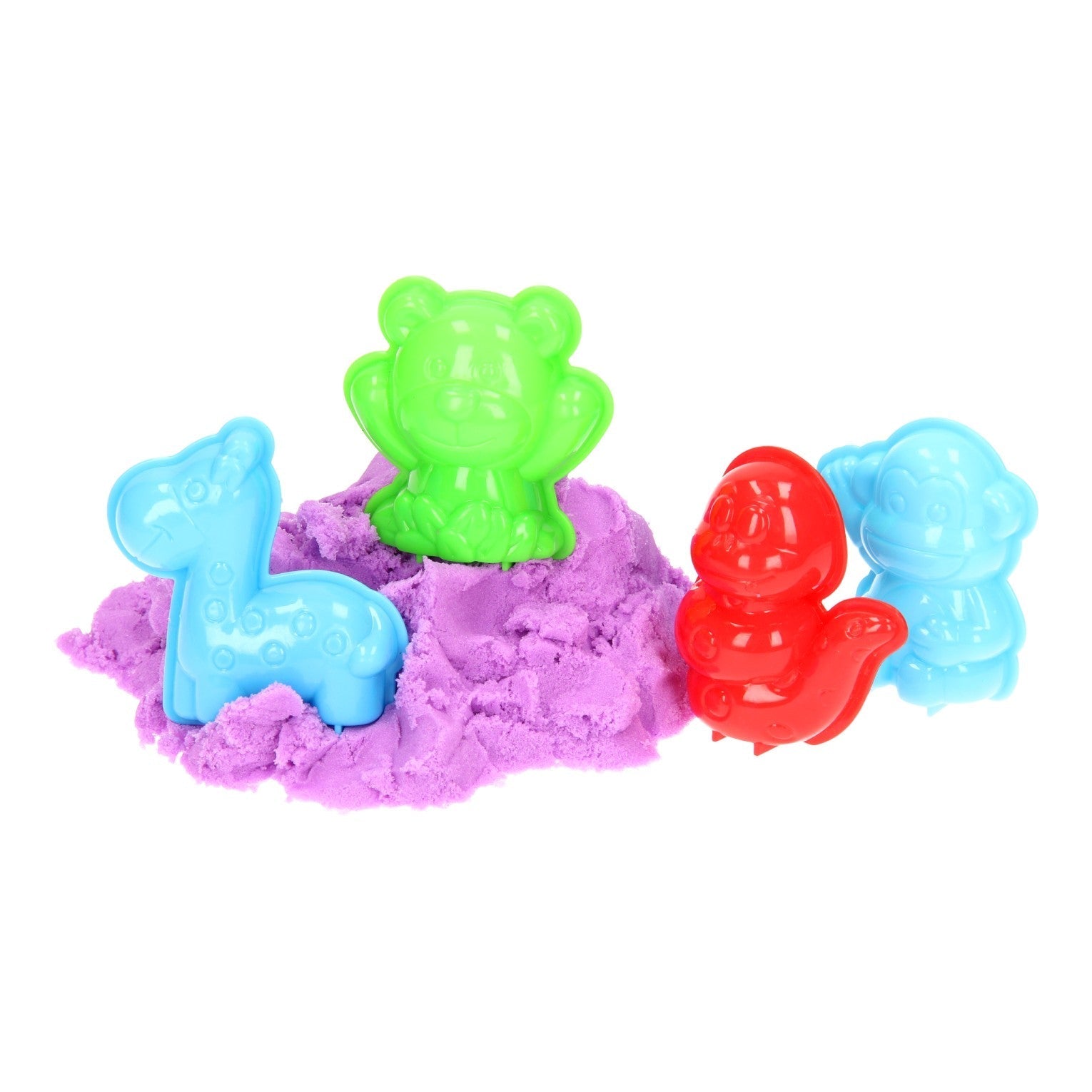 Spielsand mit 4 Tierformen
