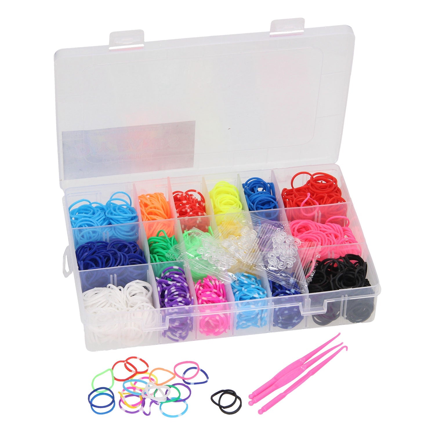 Armbandjes Maken, 1440 delig - Inhoud - Mijnspeelgoedshop