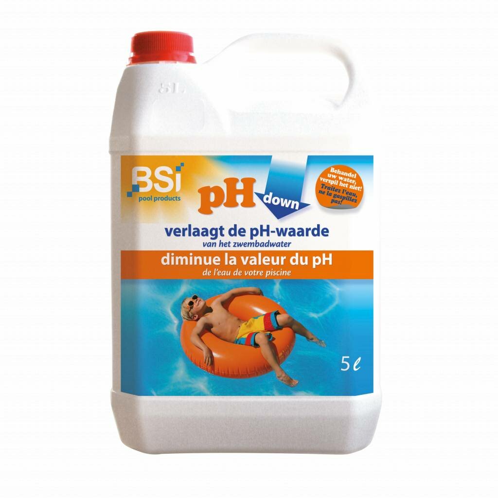 BSI Pool PH Down Liquid 5 liter