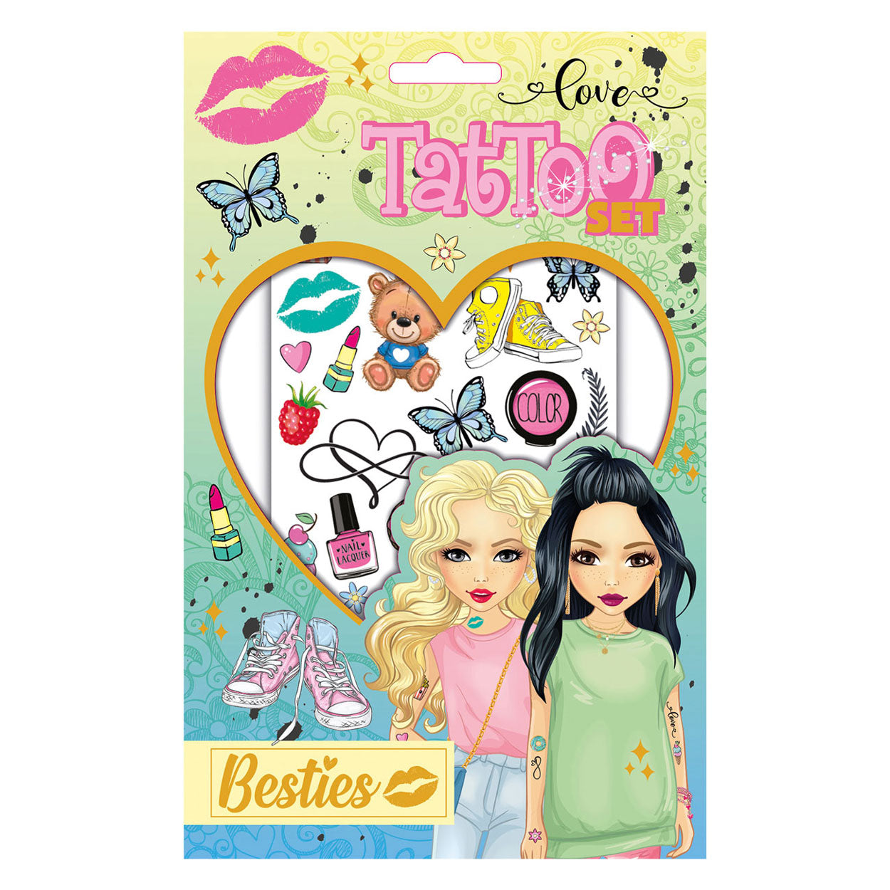 Besties Tattoo Set yellow