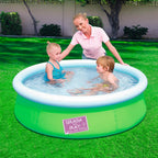 Bestway Zwembad met Opblaasrand, 152cm Groen voorbeeld