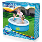 Bestway Zwembad met Opblaasrand, 152cm verpakking blauw