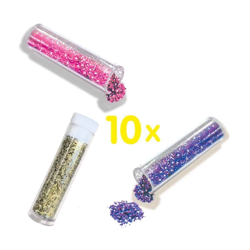 SES Glitters – 10 kleuren - Biodegradable