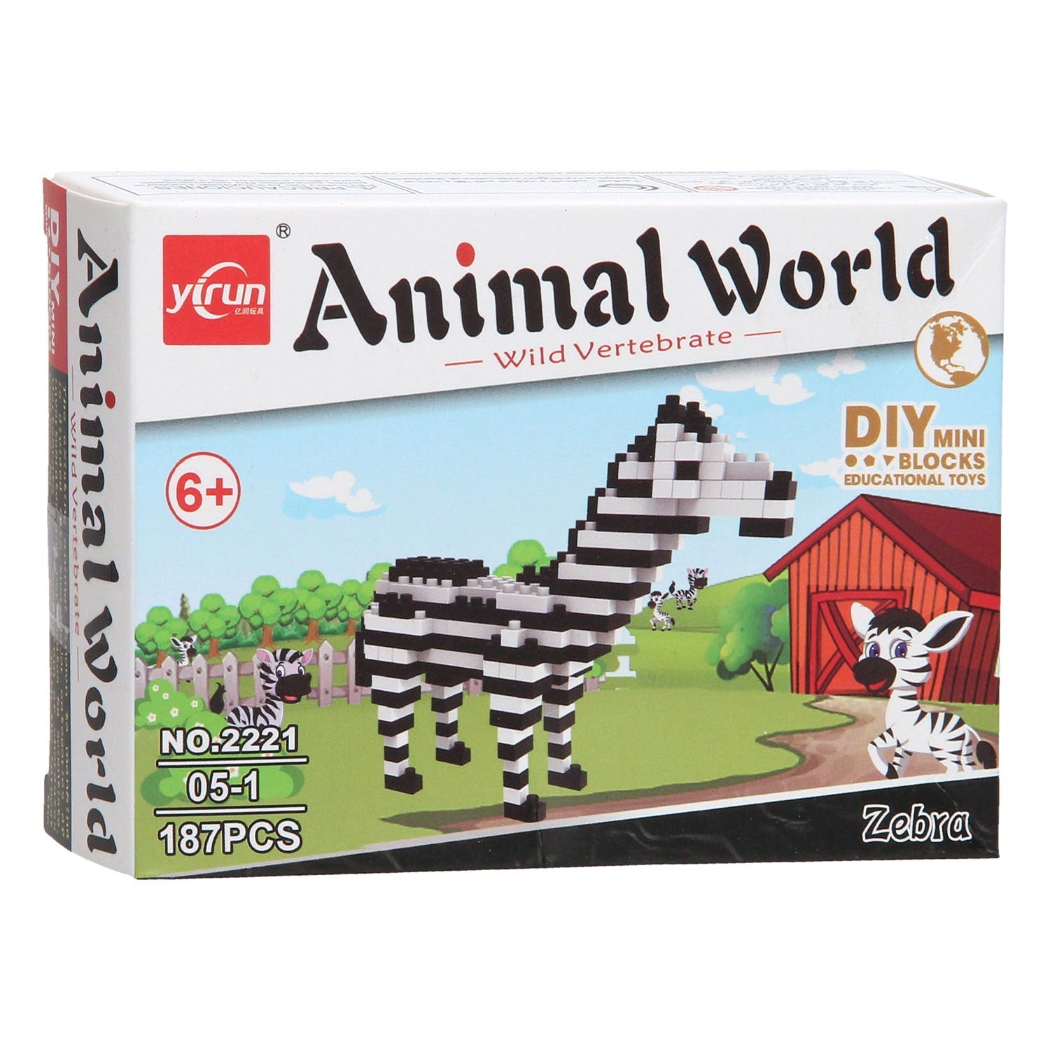 Bouwset Dieren Zebra