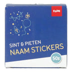 Cadeau Naamstickers Sint en Pieten 50st
