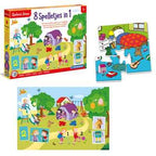Clementoni Leerspel 8 Spelletjes in 1