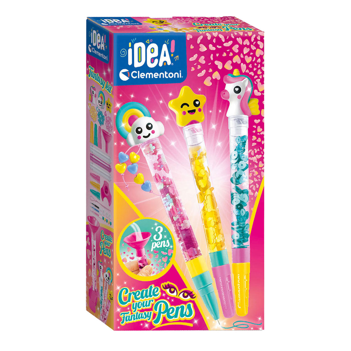 Clementoni Idea Create Your Pens Roze