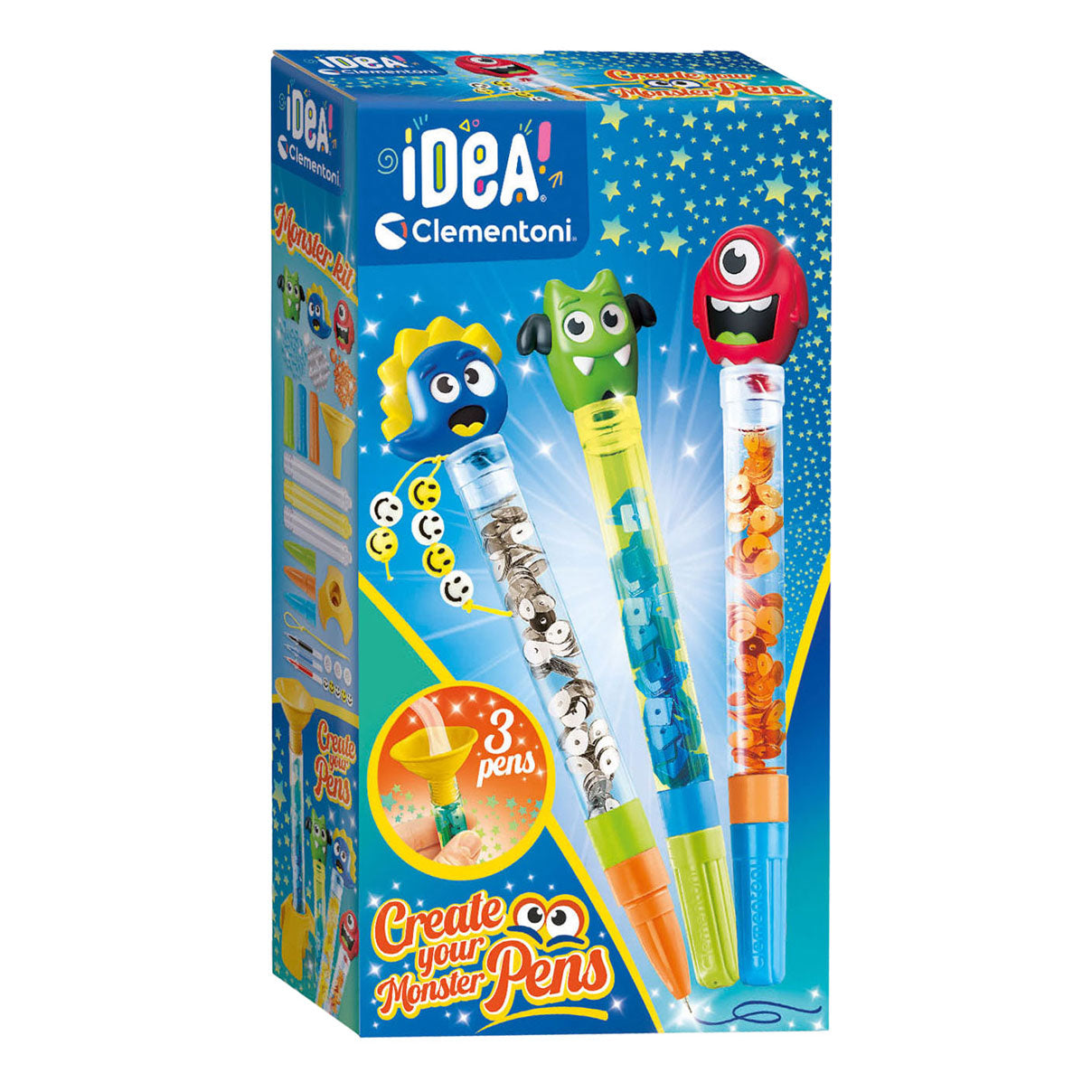 Clementoni Idea Create Your Pens Blauw