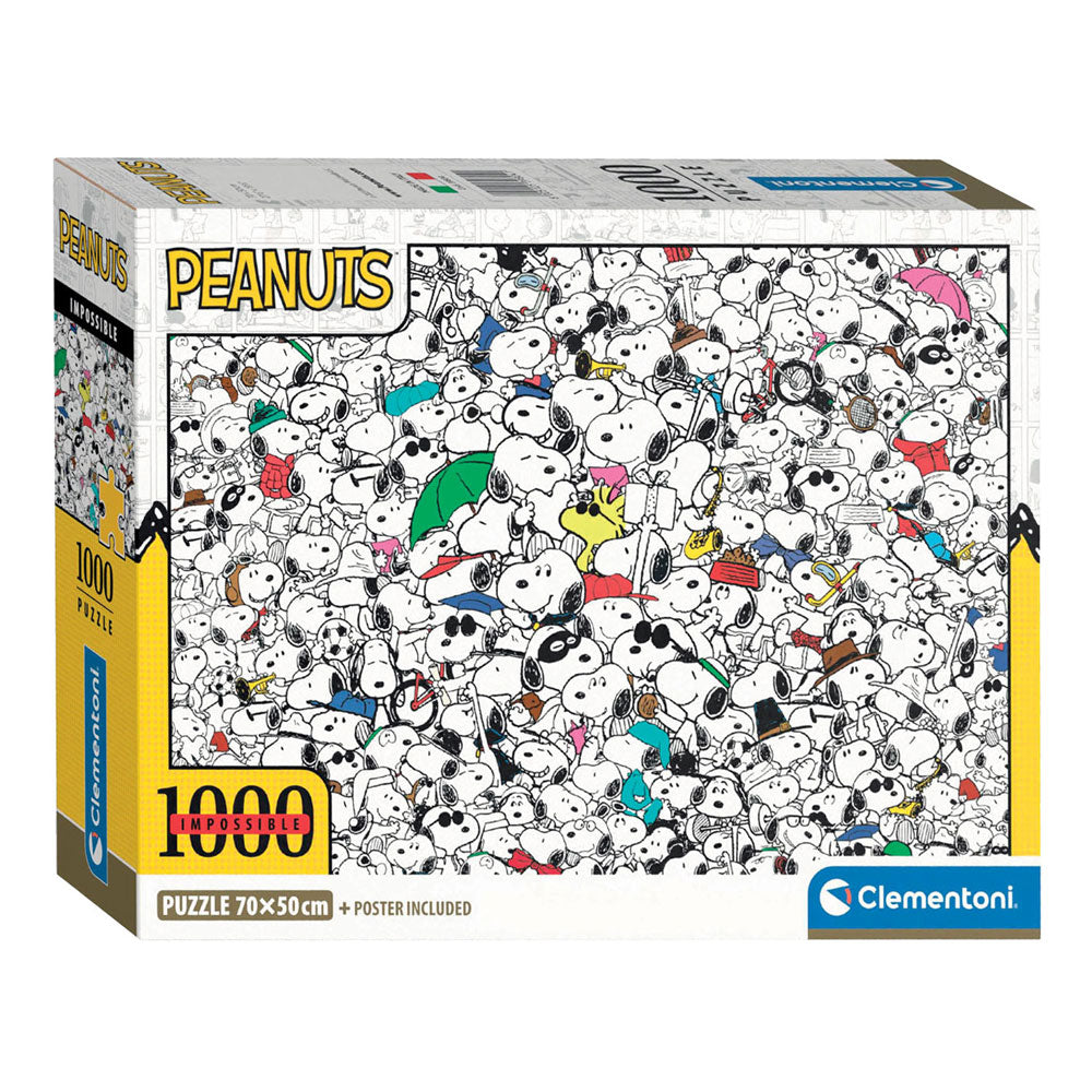 Clementoni Legpuzzel Impossible Peanuts Snoopy