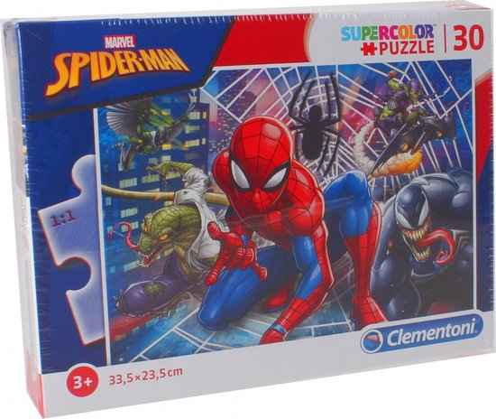 Clementoni Legpuzzel Super Color Spiderman, 30st.