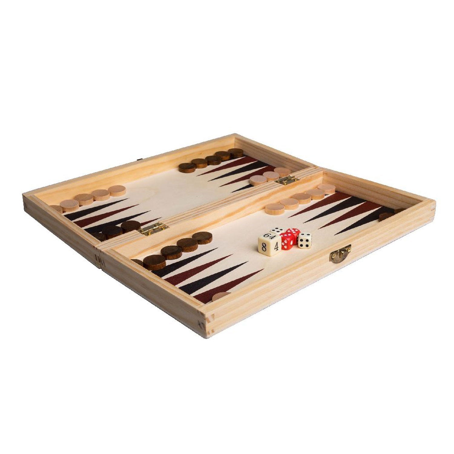 Clown Games 3In1 Spellendoos Hout Backgammon